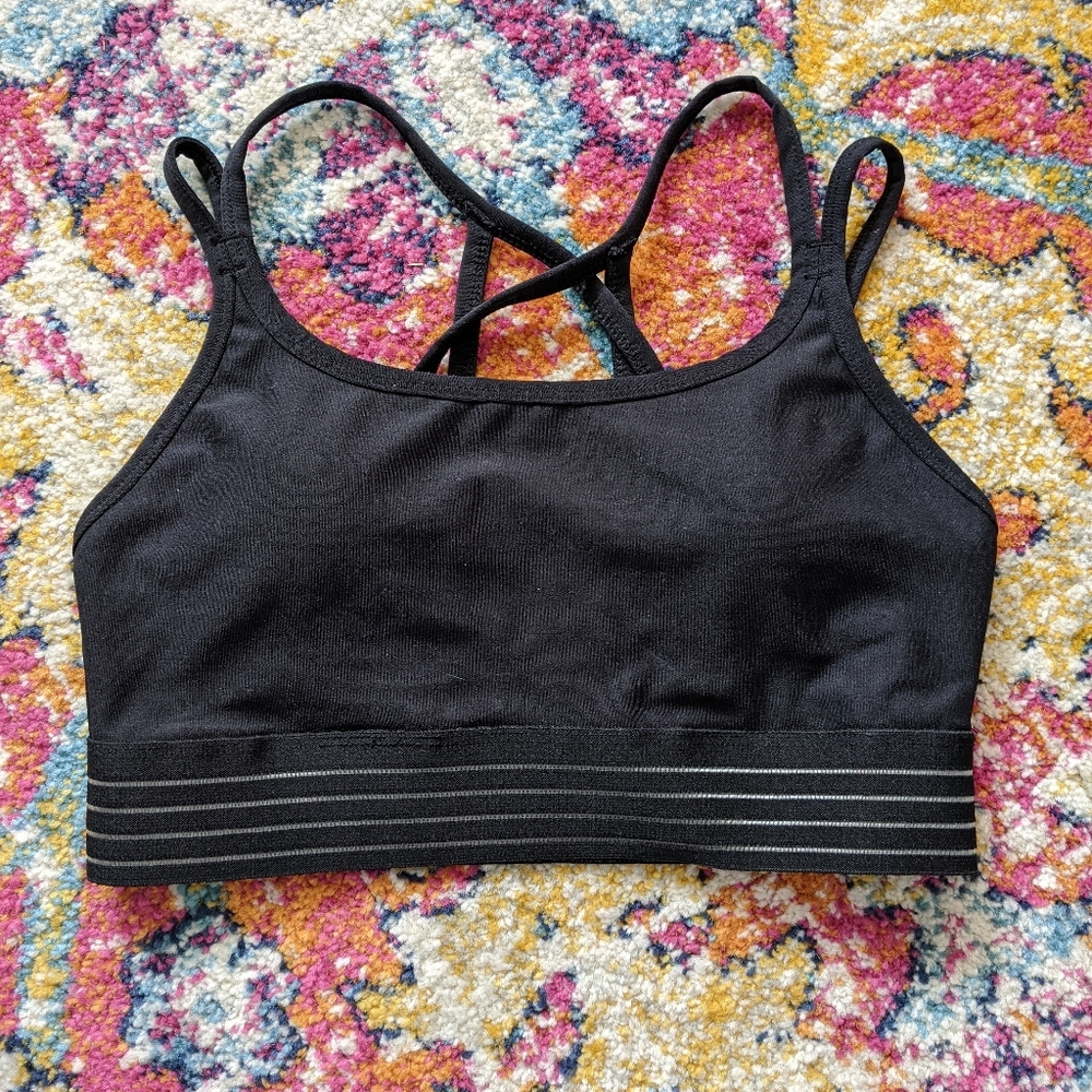 Splendid black sports bra